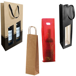 Sacs pour bouteilles de vin